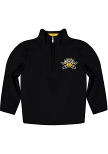 Vive La Fete Northern Kentucky Norse Youth Black Felix Long Sleeve Quarter Zip Shirt