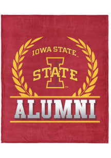 Iowa State Cyclones Alumni Silk Touch Fleece Blanket - Cardinal