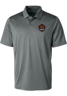 Cutter and Buck Houston Dynamo Mens Graphite Prospect Short Sleeve Polo