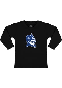Duke Blue Devils Toddler Black Mascot Long Sleeve T-Shirt