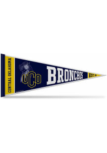 Central Oklahoma Bronchos Rally Standard 12x30 Pennant - Navy Blue