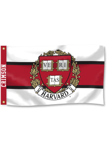Harvard Crimson 3'x5' UltraWave Panel Silk Screen Grommet Flag - Crimson