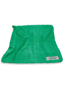 Oregon Ducks Primary Frosty Sherpa Fleece Blanket - Kelly Green