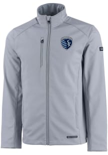 Cutter and Buck Sporting Kansas City Mens Grey Evoke Light Weight Jacket