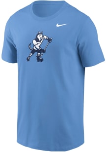 Nike UConn Huskies Light Blue Jonathan Playing Hockey Short Sleeve T Shirt