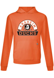Levelwear Anaheim Ducks Mens Orange Relay Banner Arch Hood