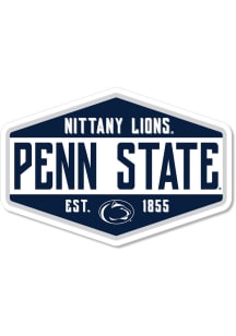 Penn State Nittany Lions 3.5" Badge Rugged Stickers - Navy Blue