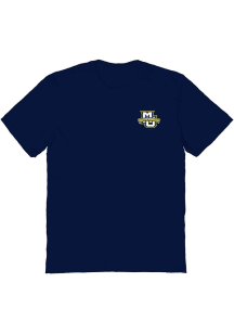 Vive La Fete Marquette Golden Eagles Womens Blue Impressions Short Sleeve T-Shirt