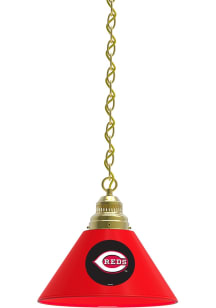 Cincinnati Reds Single Gold Billiard Lamp