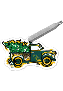 William & Mary Tribe Truck Ornament - Green