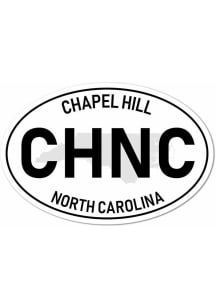 Chapel Hill North Carolina Oval Stickers - White