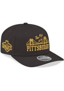 New Era Pittsburgh Steelers 2026 NFL Draft 9SEVENTY Stretch Snap Adjustable Hat - Black