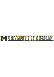 Michigan Wolverines Engineering Auto Static Cling Decal - Yellow
