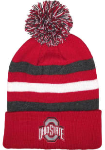 LogoFit Ohio State Buckeyes Red Halftime Youth Knit Hat