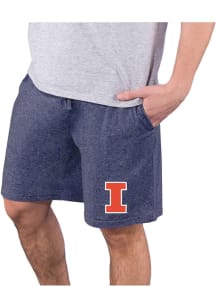 Concepts Sport Illinois Fighting Illini Mens Navy Blue Quest Shorts