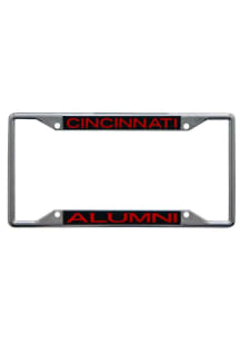 Cincinnati Bearcats Alumni Chrome License Plate Frame - Black