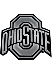 Ohio State Buckeyes Chrome Car Emblem - Silver