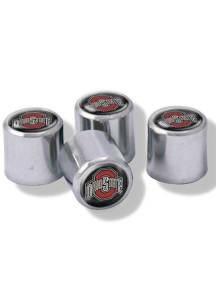 Ohio State Buckeyes 4 Pack Auto Accessory Valve Stem Cap