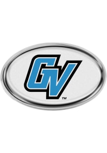 Grand Valley State Lakers Domed Oval Shaped Car Emblem - Blue