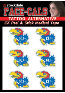 Kansas Jayhawks 6 Pack Design Tattoo