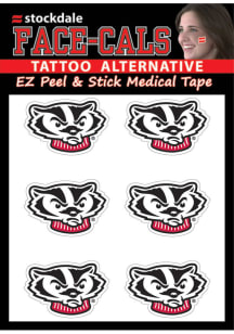 Wisconsin Badgers 6 Pack Tattoo