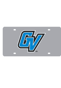 Grand Valley State Lakers Silver Team Logo Silver Car Accessory License Plate