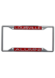 Louisville Cardinals Alumni License Plate Frame - Silver