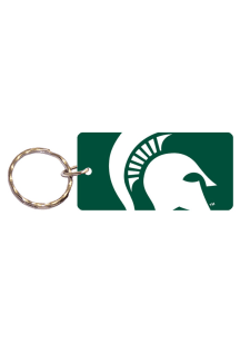 Michigan State Spartans Mega Line Keychain - Green