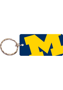 Michigan Wolverines Mega Line Keychain - Yellow