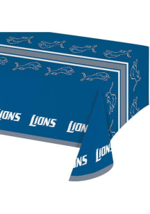 Detroit Lions 54 x 108 Plastic Tablecloth