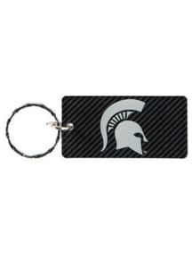 Michigan State Spartans Carbon Keychain - Green