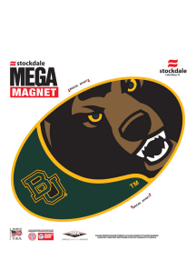 Baylor Bears Team Color Magnet