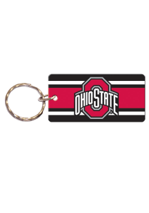 Ohio State Buckeyes Team Logo Keychain - Red