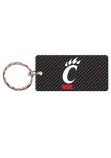 Cincinnati Bearcats Carbon Keychain - Black