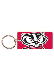 Wisconsin Badgers Mega Line Keychain - Red