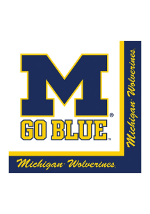 Michigan Wolverines 20 Pack Luncheon Napkins