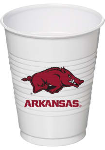 Arkansas Razorbacks 16oz 8 pack Disposable Cups