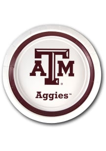 Texas A&M Aggies 9 inch 10 pack Paper Plates