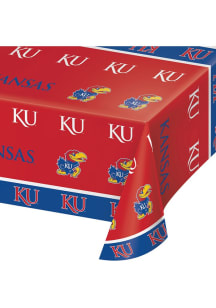 Kansas Jayhawks Plastic Tablecloth
