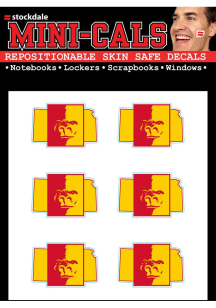 Pitt State Gorillas 6pk State Shape Tattoo