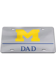 Michigan Wolverines Blue Dad Car Accessory License Plate
