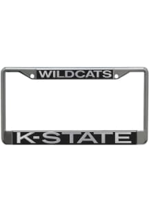 K-State Wildcats silver Acrylic License Plate Frame - Silver