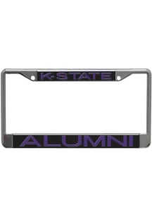 K-State Wildcats Alumni License Plate Frame - Silver
