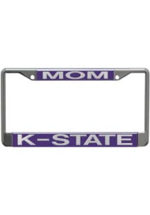 K-State Wildcats Acrylic Mom License Plate Frame - Purple