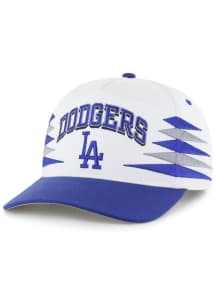 47 Los Angeles Dodgers Diamond Cut Hitch Adjustable Hat - White