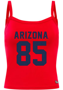 Hype and Vice Arizona Wildcats Womens Cardinal Red Playmaker Tank Top