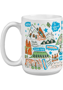 Colorado Julia Gash 15 oz Ceramic Mug - White