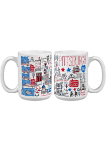 Pittsburgh Julia Gash 15 oz Ceramic Mug - Red