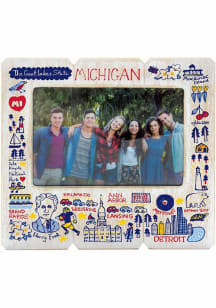 Michigan Julia Gash Picture Frame - Red
