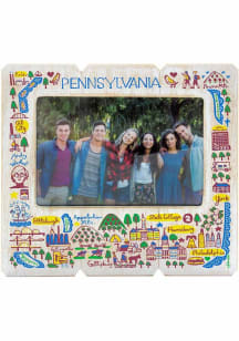 Pennsylvania Julia Gash Picture Frame - Blue